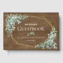 Search for greenery wedding guest books Boho