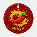 Search for flame christmas tree decorations Red