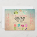Search for insect birthday invitations Floral