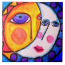 Search for sun and moon tiles Colourful