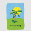 Search for palm tree golf towels Summer