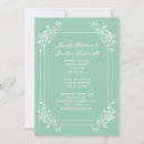 Search for jade green wedding invitations Classic