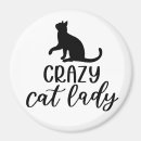 Search for crazy cat lady magnets Feline