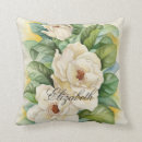 Search for white magnolia cushions Watercolor