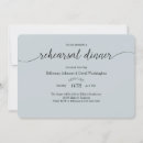 Search for sophisticated rehearsal dinner invitations Minimal