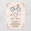 Search for bicycle bridal shower invitations Modern