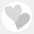 Search for 2 hearts wedding stickers Bride