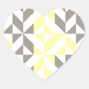 Search for yellow geometric stickers Abstract