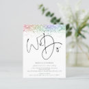 Search for multicolor wedding invitations Qr code