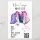 Search for code flyers Makeup artist