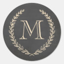Search for chalkboard monogram stickers White