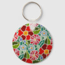 Search for stitching round key rings Flowers