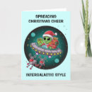 Search for ufo christmas cards Alien