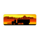 Search for trucking return address labels Semi