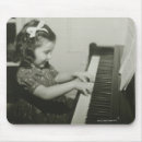 Search for playing piano mouse mats Black and white