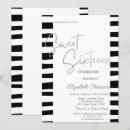Search for black silver sweet 16 invitations Princess