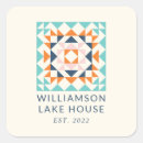 Search for navy blue and orange stickers Rustic