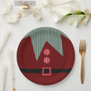 Search for elf christmas plates Red