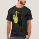 Search for animals playing instruments tshirts Kitty