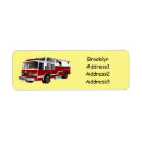 Search for fire truck return address labels Vehicle