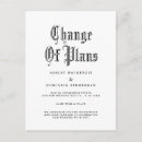 Search for change of date wedding announcement cards Cancelled