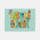 Search for sesame street grover blankets Abby cadabby