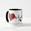 Search for heart beat mugs Red