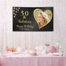 Search for 80th birthday banners Black gold