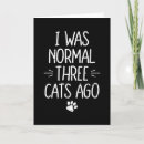 Search for funny cat sayings cards For her