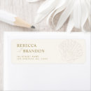 Search for seashell wedding return address labels Nautical