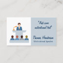 Search for motivational business cards Blue