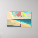 Search for yellow abstract painting canvas prints Beach