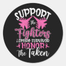 Search for breast cancer fighter stickers Support