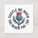 Search for thistles business cards Scottish thistle