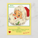 Search for letter from santa postcards Merry christmas