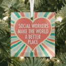 Search for working on it christmas tree decorations Social worker