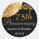 Search for 75th anniversary stickers Gold