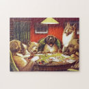 Search for playing cards puzzles Dogs