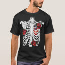 Search for skeleton rib cage tshirts Horror