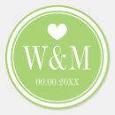 Search for lime green wedding stickers Date