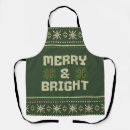 Search for scandinavian pattern aprons Festive