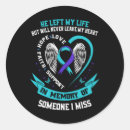 Search for aids support stickers I wear teal