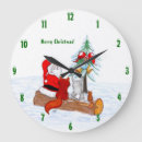 Search for santa claus clocks Cartoon