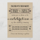 Search for craft paper wedding invitations Typography