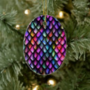 Search for fire oval christmas tree decorations Dragon