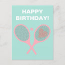 Search for for tennis players birthday cards Racquet