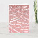 Search for rose gold birthday cards Chic