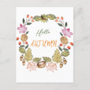 Search for acorn vertical postcards Watercolor