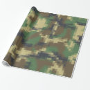 Search for military camo wrapping paper Vintage