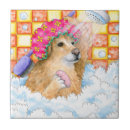 Search for golden retriever dog tiles Funny